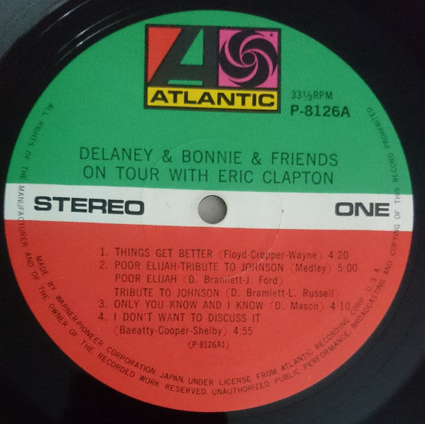 Delaney & Bonnie & Friends - On Tour (Vinyl, LP, Album, Reissue)