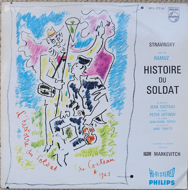 Igor Stravinsky - Histoire Du Soldat (Vinyl, LP, Stereo) Very Good Plus (VG+) / Very Good (VG)