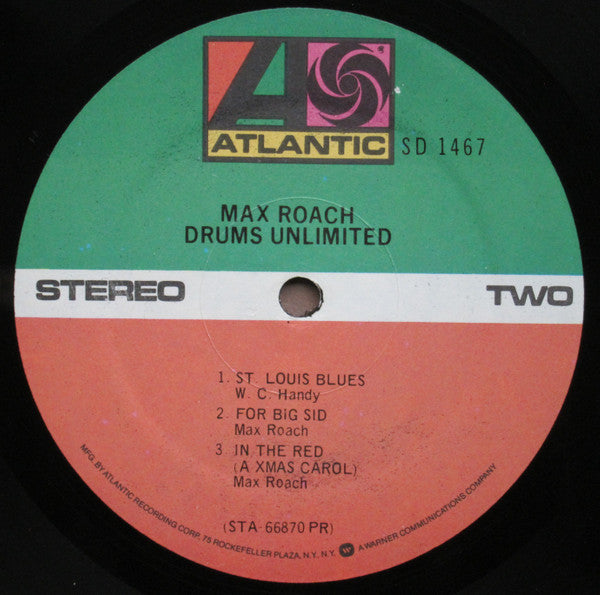 Max Roach - Drums Unlimited (Vinyl, LP, Album, Reissue) Very Good (VG) / Very Good Plus (VG+)