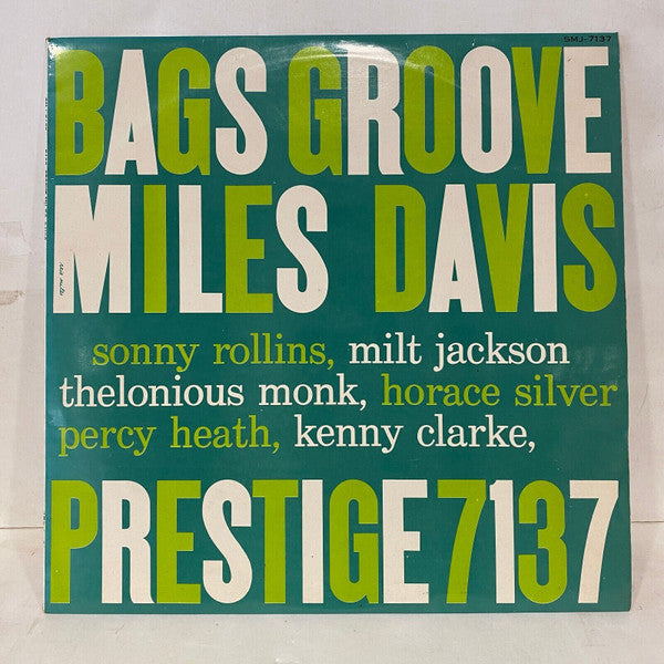 Miles Davis - Bags Groove (Vinyl, LP, Compilation, Reissue, Stereo)