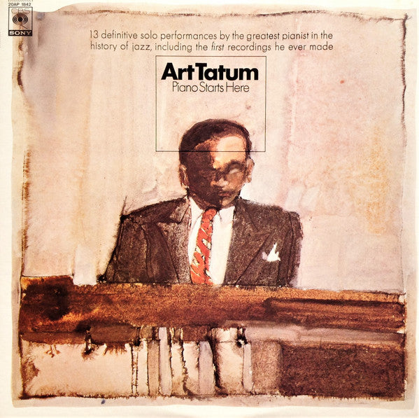 Art Tatum - Piano Starts Here (Vinyl, LP, Compilation, Reissue, Mono) Very Good Plus (VG+) / Very Good Plus (VG+)