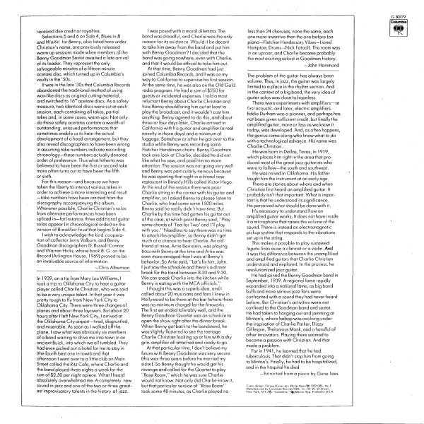 Charlie Christian - Solo Flight (The Genius Of Charlie Christian) (2xVinyl, LP, Compilation, Mono) Good Plus (G+) / Very Good (VG)
