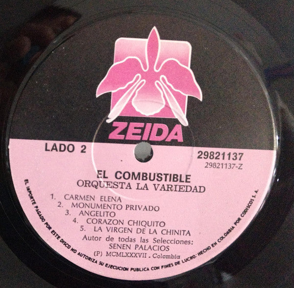 Orquesta La Variedad - El Combustible (Vinyl, LP, Album) Good Plus (G+) / Good Plus (G+)