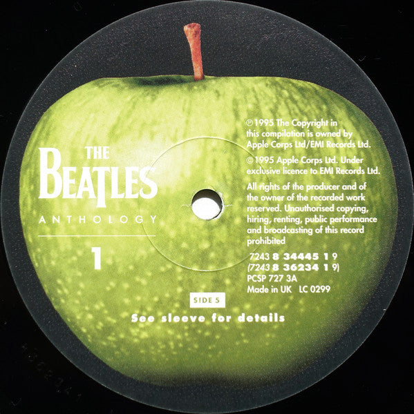 The Beatles - Anthology 1 (3xVinyl, LP, Album) Mint (M) / Mint (M)