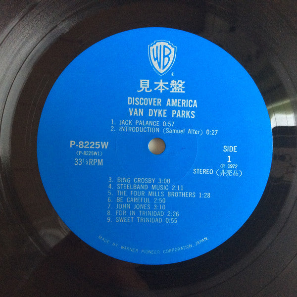 Van Dyke Parks - Discover America (Vinyl, LP, Album, Promo) Near Mint (NM or M-) / Very Good (VG)