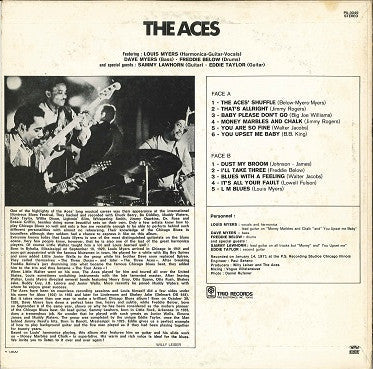 The Aces (4) - The Aces (Vinyl, LP, Album, Reissue, Stereo) Very Good (VG) / Very Good (VG)