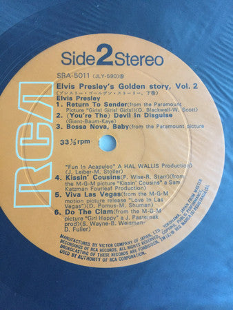 Elvis Presley - Elvis' Golden Story Volume 2 (Vinyl, LP, Compilation, Reissue, Stereo) Good Plus (G+) / Good Plus (G+)