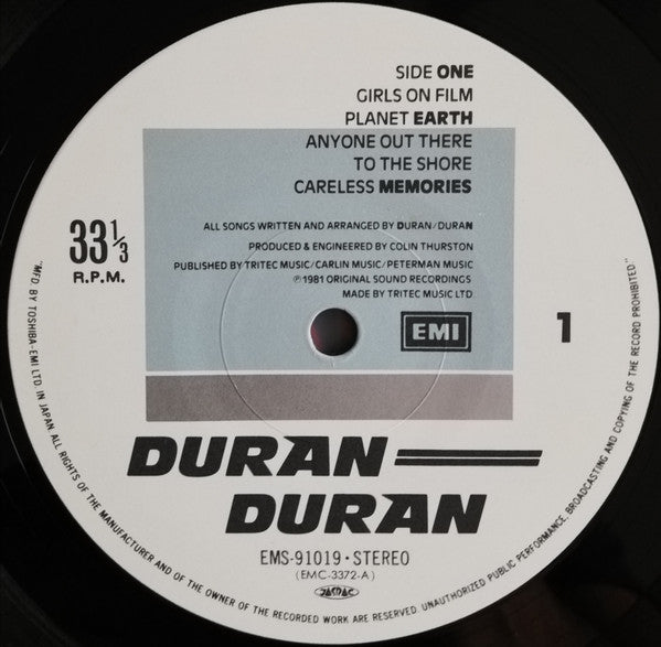 Duran Duran - Duran Duran (Vinyl, LP, Album, Repress)