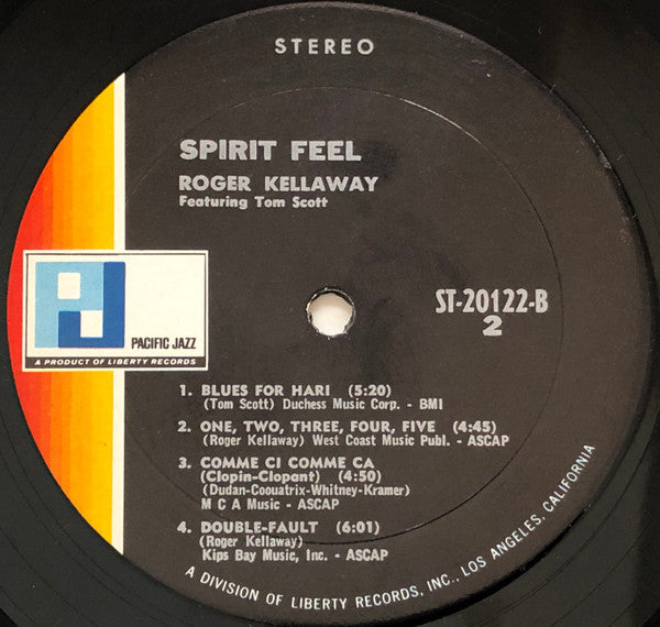 Roger Kellaway - Spirit Feel (Vinyl, LP, Album, Stereo) Good Plus (G+) / Good (G)