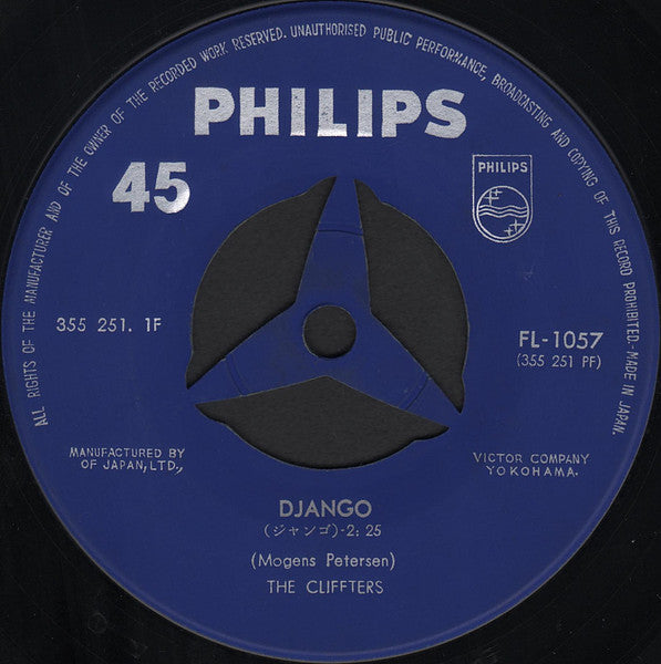 The Cliffters - Django / Amapola (Vinyl, 7", 45 RPM, Single) Good Plus (G+) / Good (G)