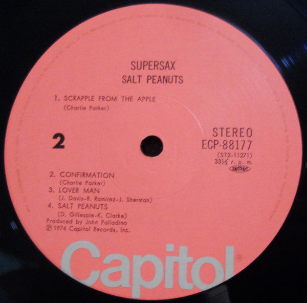 Supersax - Salt Peanuts (Supersax Plays Bird, Volume 2) (Vinyl, LP,...
