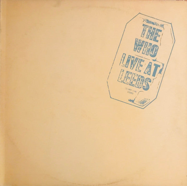 The Who - Live At Leeds (Vinyl, LP, Album, Promo, Reissue) Very Good Plus (VG+) / Very Good (VG)