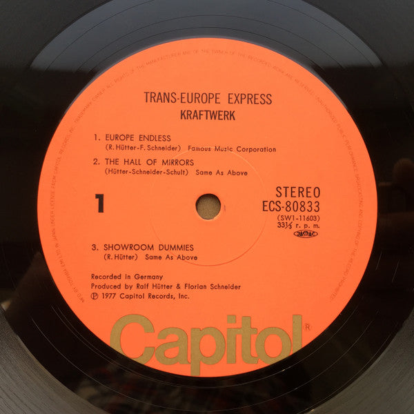 Kraftwerk - Trans Europe Express (Vinyl, LP, Album, Repress) Very Good Plus (VG+) / Very Good (VG)