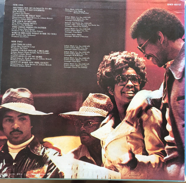 Gladys Knight And The Pips - Neither One Of Us (Vinyl, LP, Album) Good Plus (G+) / Very Good (VG)