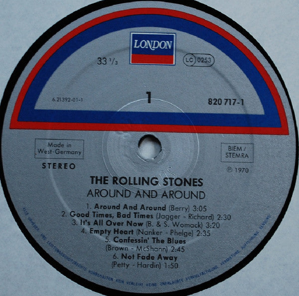 The Rolling Stones - Around And Around (Vinyl, LP, Album, Compilation, Reissue) Very Good Plus (VG+) / Very Good (VG)