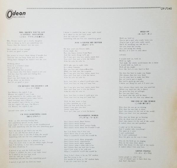 Herman's Hermits - The Best Of Herman's Hermits (Vinyl, LP, Compilation, Stereo) Good Plus (G+) / Good (G)