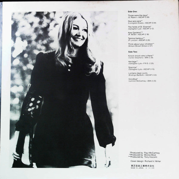 Mary Hopkin - Those Were The Days (Vinyl, LP, Compilation) Very Good Plus (VG+) / Very Good (VG)