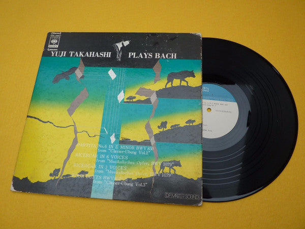 Yuji Takahashi - Plays Bach (Vinyl, LP, Album, Stereo) Very Good Plus (VG+) / Very Good (VG)