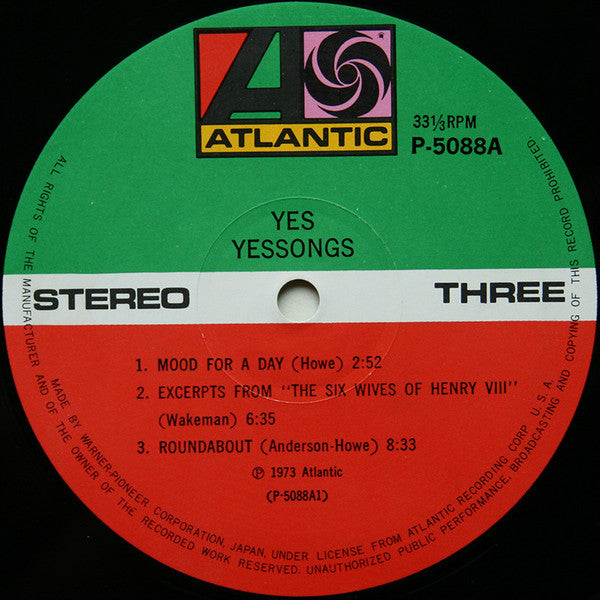 Yes - Yessongs (Vinyl, LP, Album)