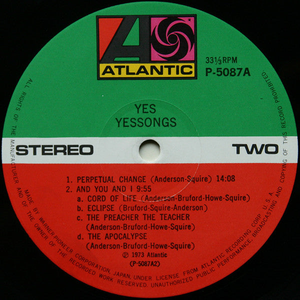 Yes - Yessongs (Vinyl, LP, Album)