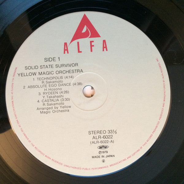 Yellow Magic Orchestra - Solid State Survivor = ソリッド・ステイト・サヴァイヴァー (...
