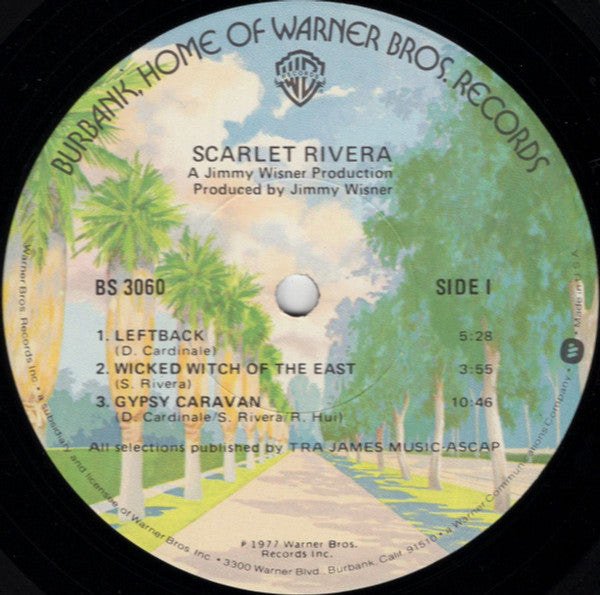 Scarlet Rivera - Scarlet Rivera (Vinyl, LP, Album) Very Good (VG) / Very Good (VG)