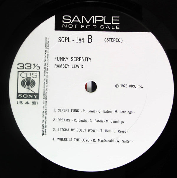 Ramsey Lewis - Funky Serenity (Vinyl, LP, Album, Promo, Reissue) Very Good Plus (VG+) / Good Plus (G+)