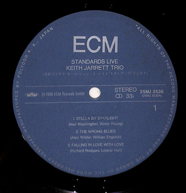 Keith Jarrett Trio - Standards Live (Vinyl, LP, Album)