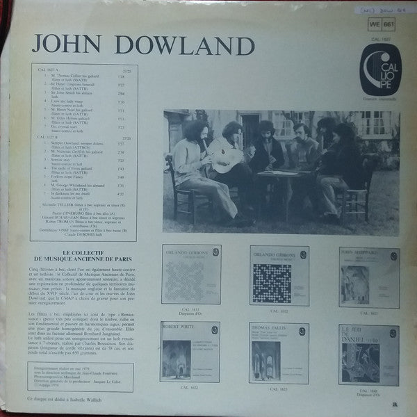 John Dowland - Pavanes, Gaillardes, Airs, Allemandes Et Fantaisie (Vinyl, LP, Stereo) Very Good Plus (VG+) / Very Good Plus (VG+)