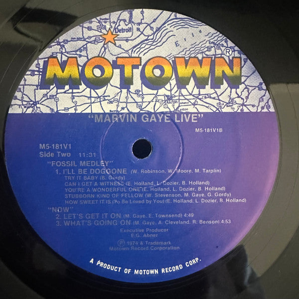Marvin Gaye - Marvin Gaye Live! (Vinyl, LP, Album, Reissue) Very Good Plus (VG+) / Very Good (VG)