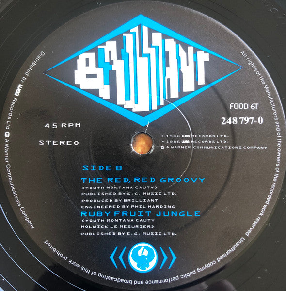 Brilliant - Love Is War (Vinyl, 12", 45 RPM, Single, Stereo) Very Good Plus (VG+) / Very Good Plus (VG+)