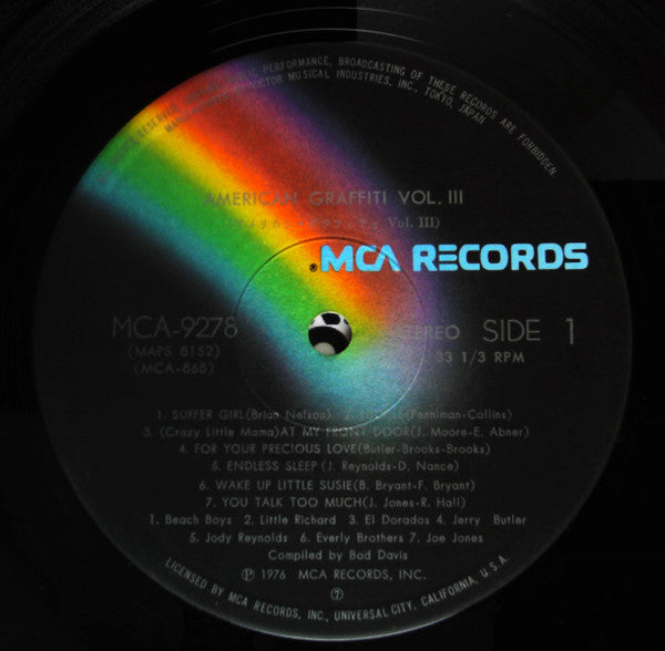 Various - American Graffiti, Vol. III (2xVinyl, LP, Compilation) Very Good Plus (VG+) / Very Good Plus (VG+)