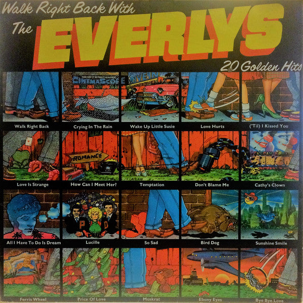 Everly Brothers - Walk Right Back With The Everlys (20 Golden Hits) (Vinyl, LP, Compilation, Reissue) Very Good (VG) / Very Good (VG)