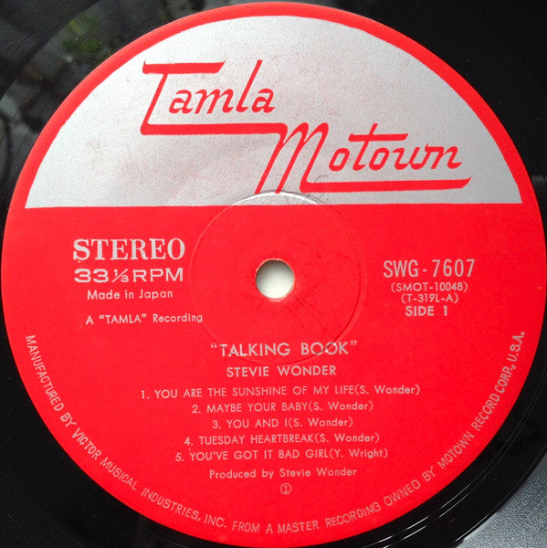 Stevie Wonder - Talking Book (Vinyl, LP, Album, Stereo) Very Good (VG) / Fair (F)