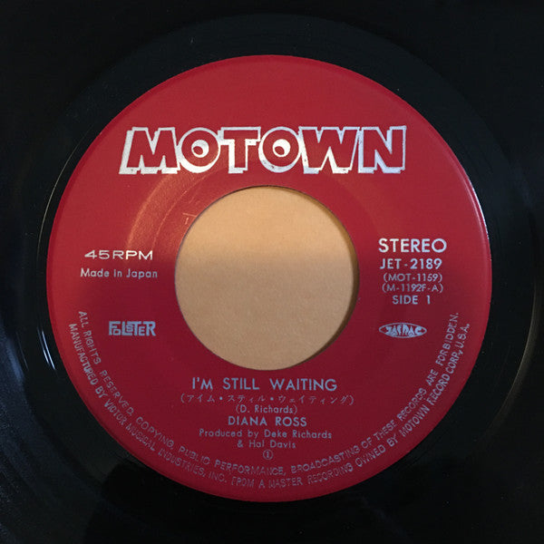 Diana Ross - I'm Still Waiting / Surrender (Vinyl, 7") Very Good (VG) / Very Good Plus (VG+)
