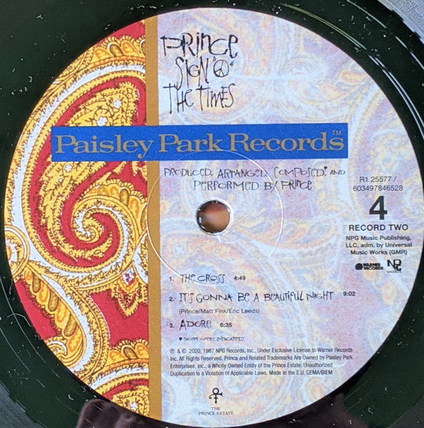 Prince - Sign "O" The Times (2xVinyl, LP, Album, Reissue, Remastered, Stereo) Near Mint (NM or M-) / Near Mint (NM or M-)