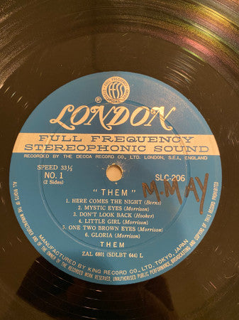 Them (3) - Them (Vinyl, LP, Stereo) Very Good (VG) / Very Good (VG)