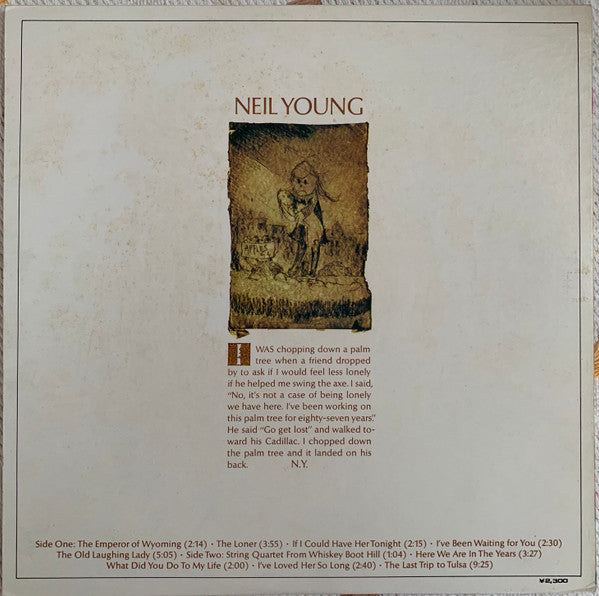Neil Young - Neil Young (Vinyl, LP, Album, Reissue, Stereo) Very Good (VG) / Very Good Plus (VG+)