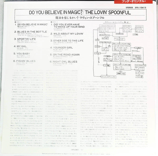The Lovin' Spoonful - Do You Believe In Magic = 魔法を信じるかい？ (Vinyl, LP, Album, Reissue) Very Good Plus (VG+) / Very Good Plus (VG+)