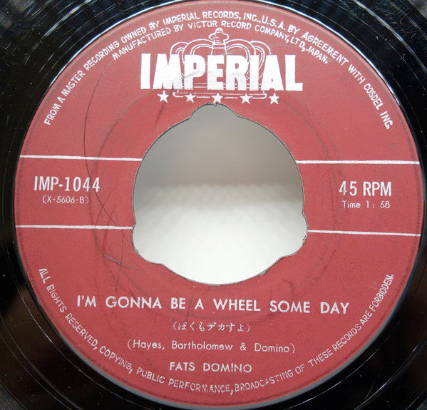 Fats Domino - I Want to Walk You Home (Vinyl, 7", 45 RPM, Single) Very Good Plus (VG+) / Very Good Plus (VG+)