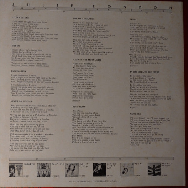 Julie London - Gold Superdisc (Vinyl, LP, Compilation, Stereo)