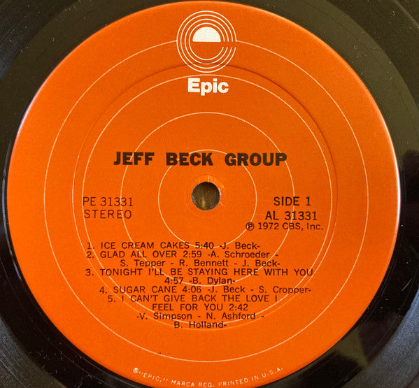 Jeff Beck Group - Jeff Beck Group (Vinyl, Repress, LP, Album, Stereo)