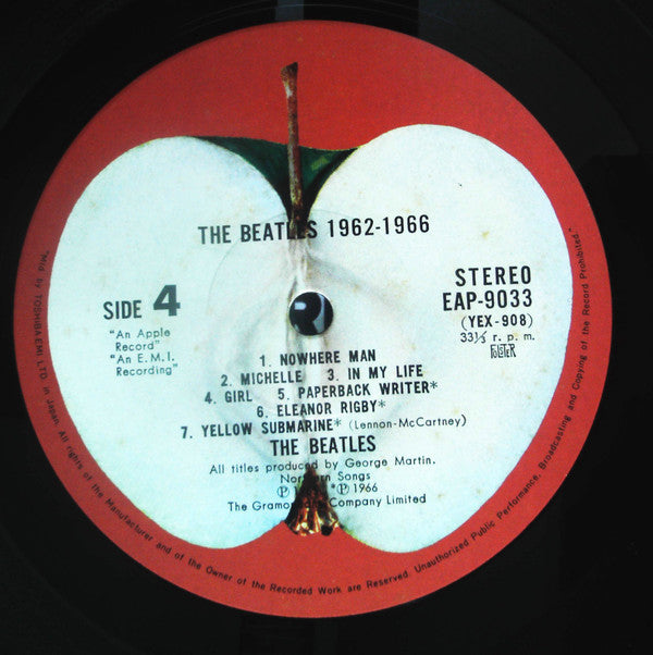 The Beatles - 1962-1966 (Vinyl, LP, Compilation, Reissue, Stereo)