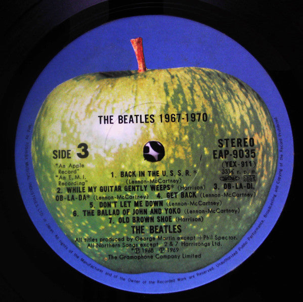 The Beatles - 1967-1970 (Vinyl, LP, Compilation, Reissue)