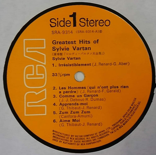 Sylvie Vartan - Greatest Hits Of (2xVinyl, LP, Compilation, Stereo) Good Plus (G+) / Very Good (VG)