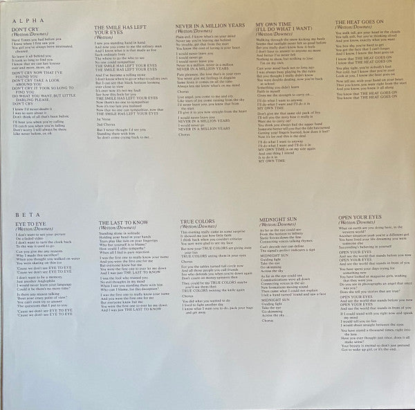 Asia (2) - Alpha (Vinyl, LP, Album, Stereo)
