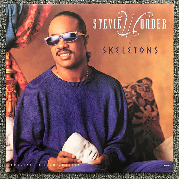 Stevie Wonder - Skeletons (Vinyl, 12", Maxi-Single) Very Good Plus (VG+) / Very Good Plus (VG+)
