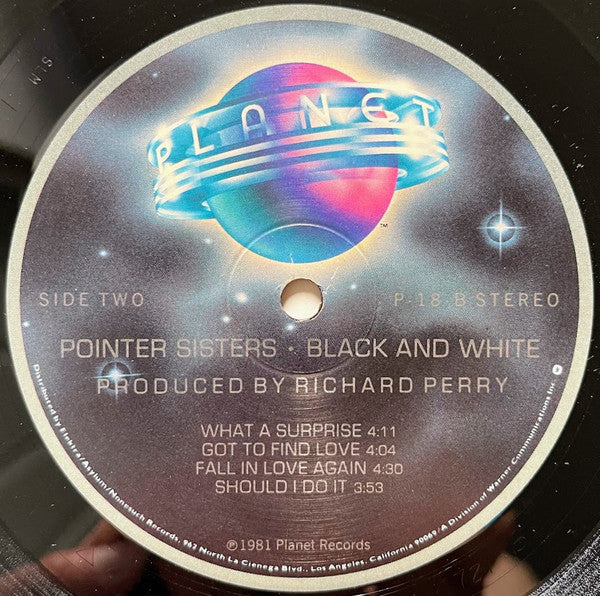 Pointer Sisters - Black & White (Vinyl, LP, Album, Stereo)