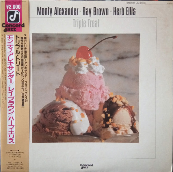 Monty Alexander - Triple Treat (Vinyl, LP, Album, Reissue)