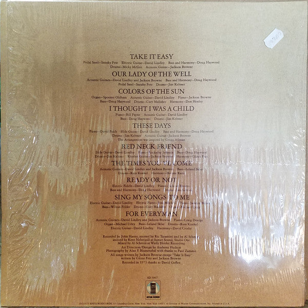 Jackson Browne - For Everyman (Vinyl, LP, Album, Repress) Very Good Plus (VG+) / Near Mint (NM or M-)